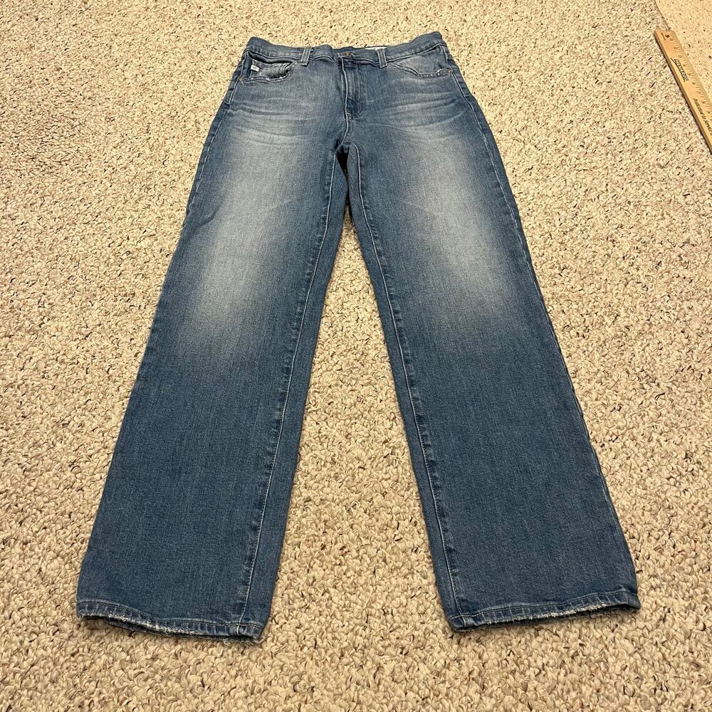 AG Adriano Goldschmied Brinley Straight Jeans 27 Medium Wash Normcore Casual